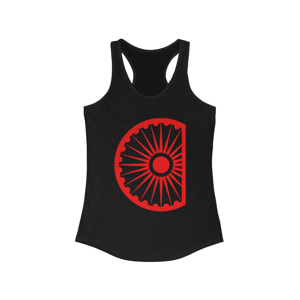 HH Ksura Chakra Logo - Racerback Tank - Red