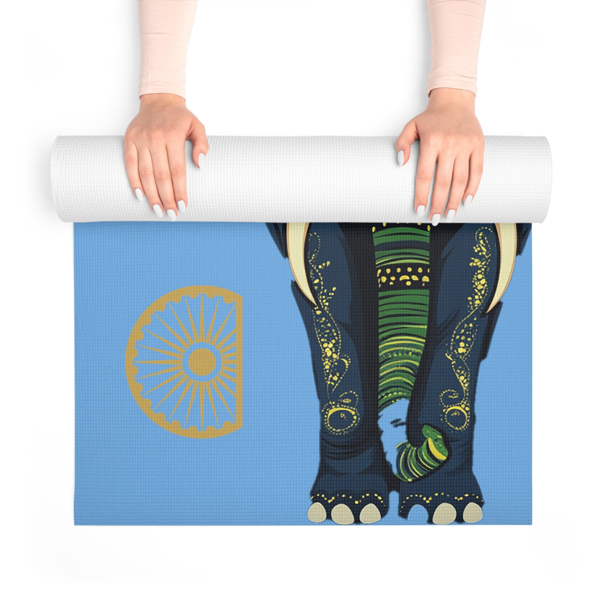HariHati - Foam Yoga Mat - Light Blue
