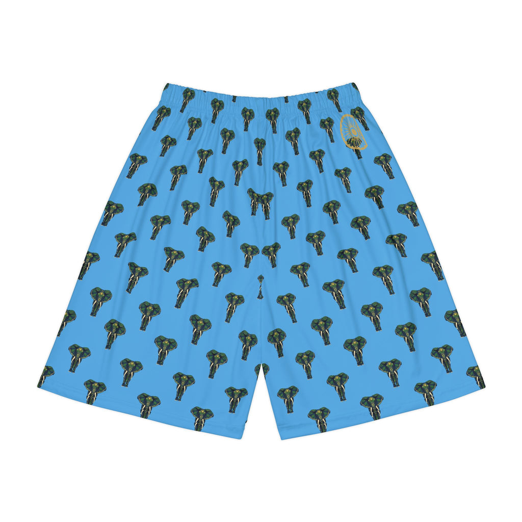 HariHati - Men’s Sports Shorts - Light Blue