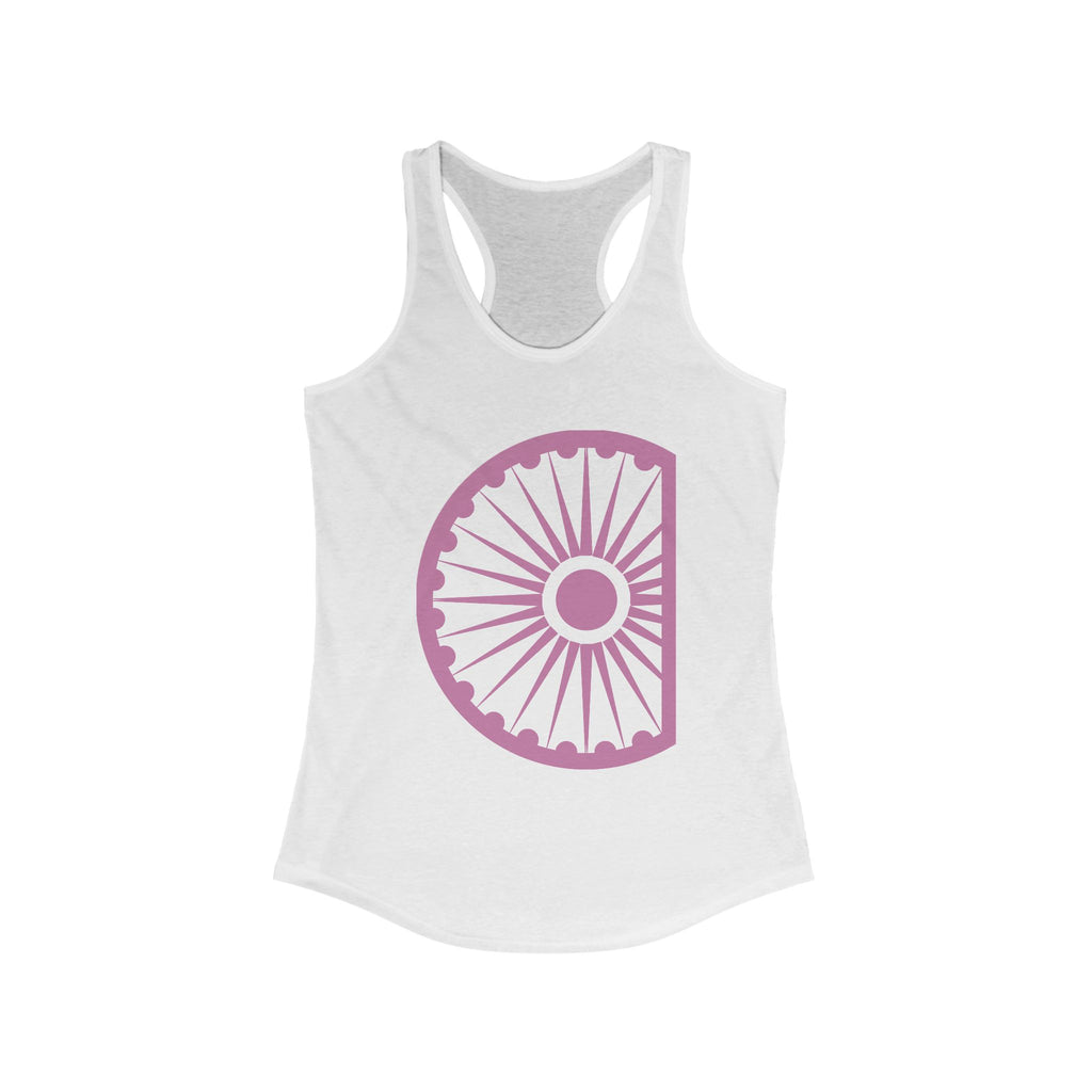 HH Ksura Chakra Logo - Racerback Tank - Pink