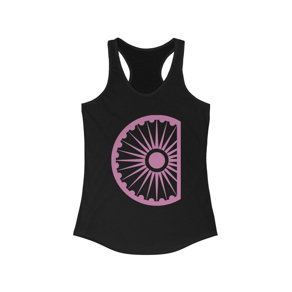 HH Ksura Chakra Logo - Racerback Tank - Pink